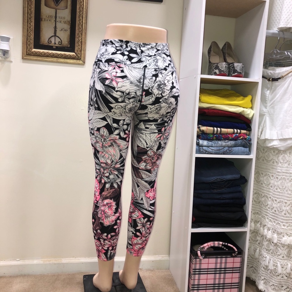 Calvin Klein Floral Print High Waist Legging - Picture 3 of 6